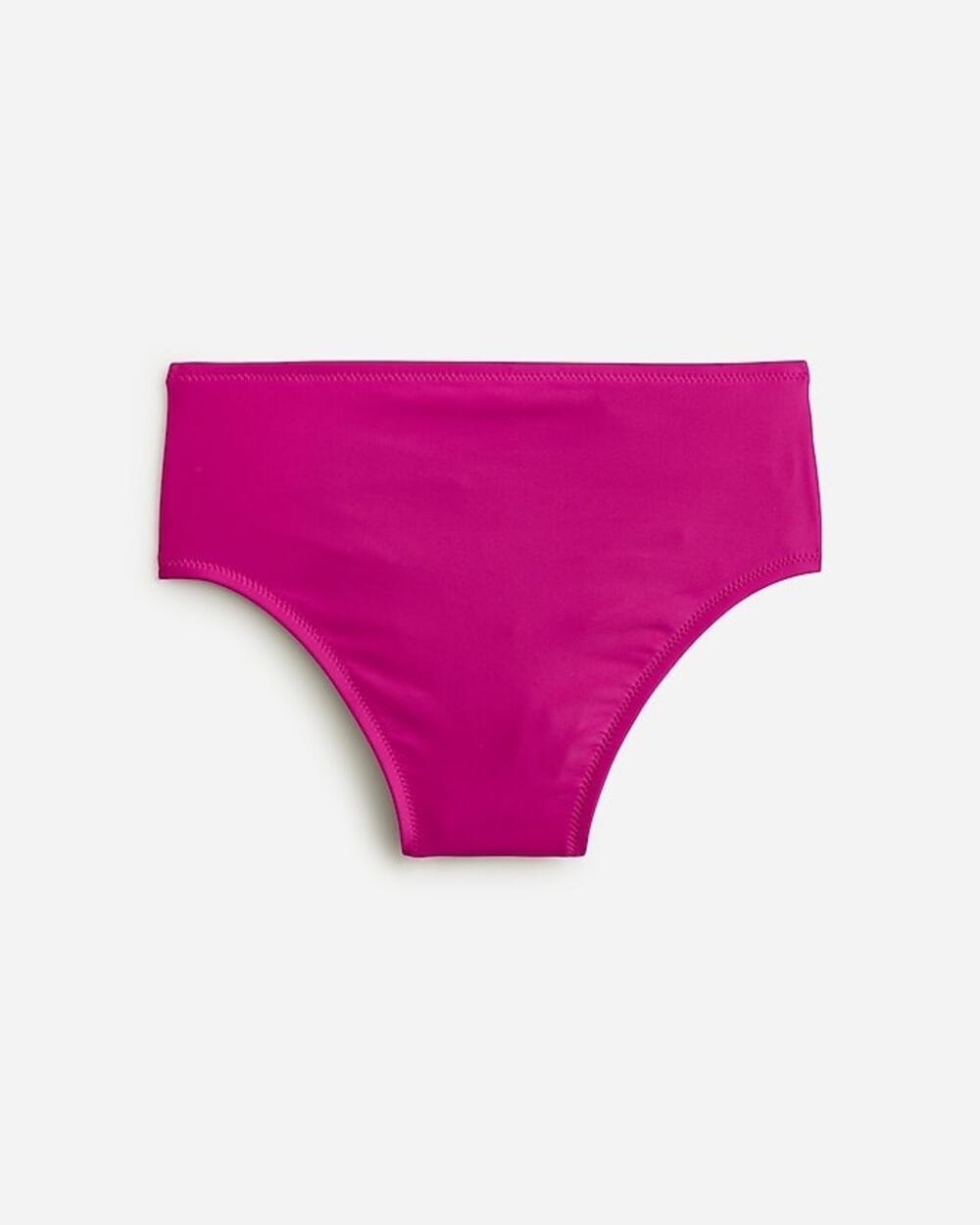 J. Crew Magenta High Waisted Hallie Bikini Bottom - Medium - NWT - BM642